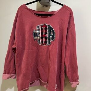 kBa stitched monogram sweatshirt